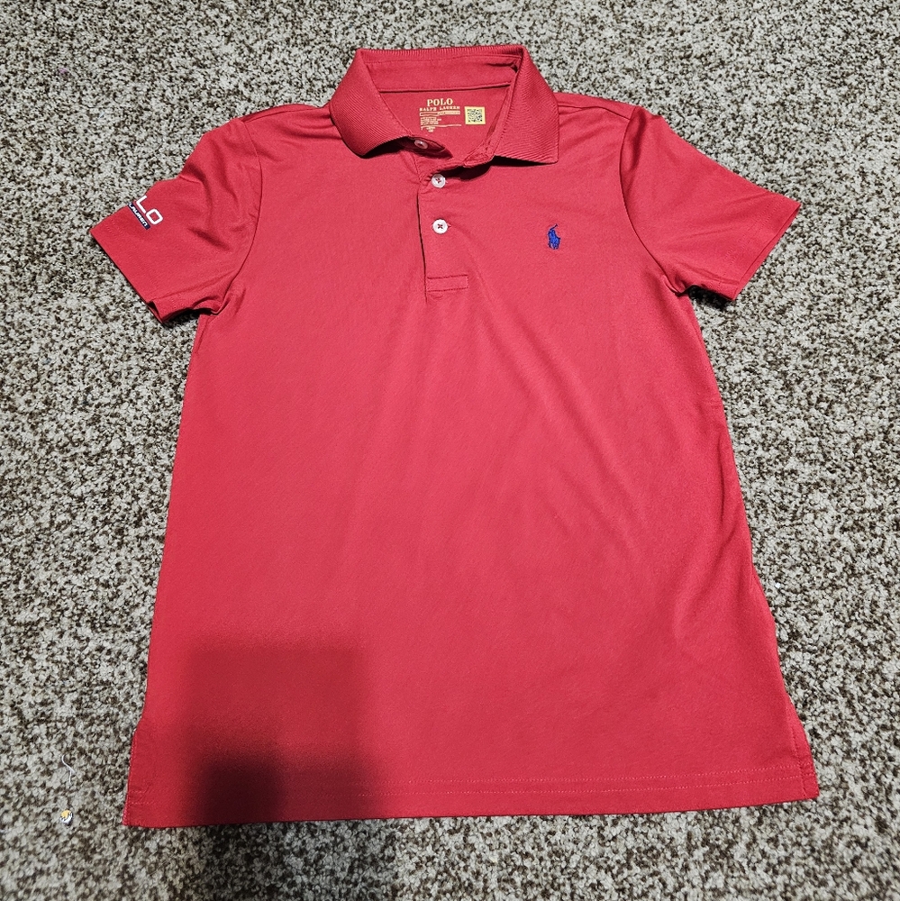 Polo Ralph Lauren Performance Golf Collared Shirt | Size 7 | Red